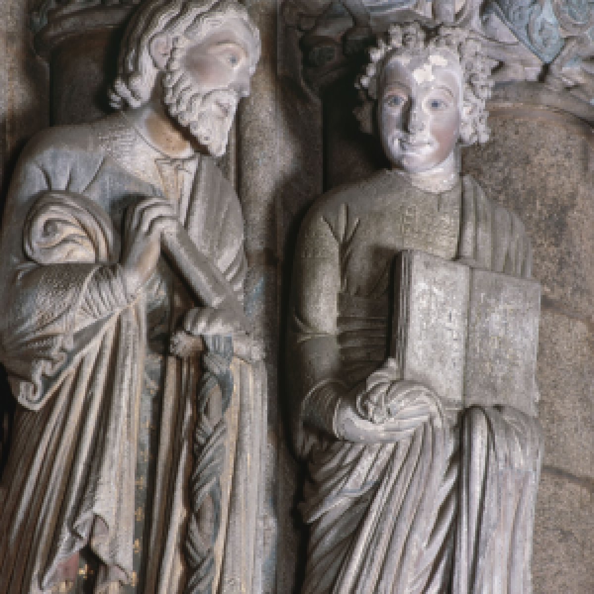 Arcos Laterales del Pórtico de la Gloria - Catedral de Santiago